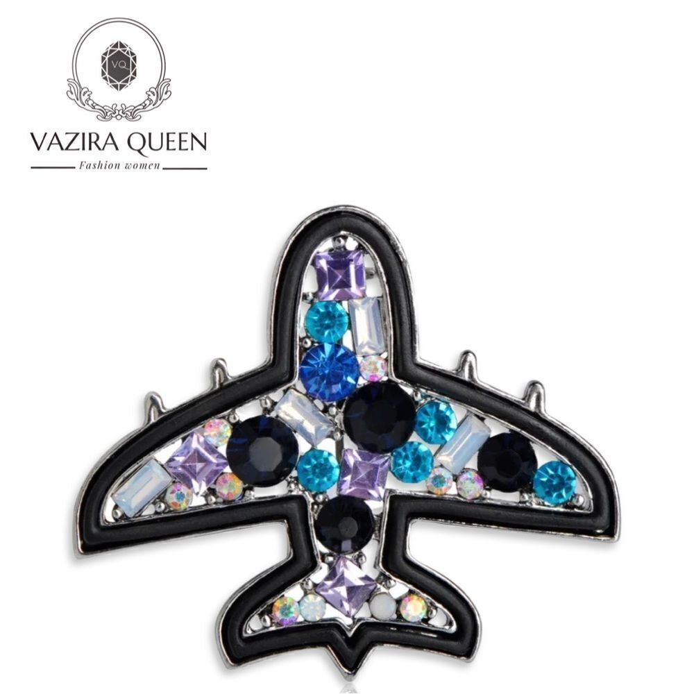 VQ Airplane Brooch